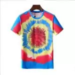 versace t-shirt crew neck cotton print medusa sun